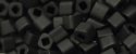 (image for) TOHO 3mm Cube Shape Seed Beads-Jet Black Matte Opaque
