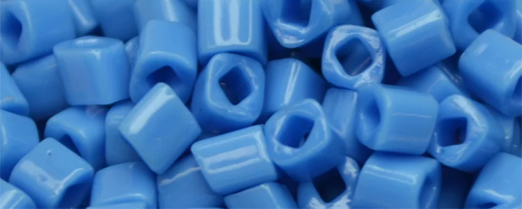 TOHO 3mm Cube Shape Seed Beads-Medium Blue Opaque (image for) TOHO 3mm Cube Shape Seed Beads-Medium Blue Opaque