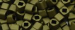 (image for) TOHO 2mm Cube Shape Seed Beads-Olive Green Metallic Matte