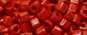(image for) TOHO 1.5mm Cube Shape Seed Beads-Red Opaque