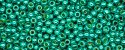 (image for) TOHO 11/o Round-Green Turquoise Galvanized PermaFinish. 11TPF578