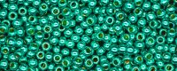 (image for) TOHO 11/o Round-Green Turquoise Galvanized PermaFinish. 11TPF578
