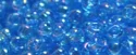 (image for) TOHO 11/o Round-Aqua Transparent Rainbow. 11T163B