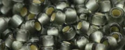 (image for) TOHO 11/o Round-Black Diamond Silver Lined Matte. 11T29BF