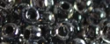 (image for) TOHO 11/o Round-Black Lined Crystal Transparent. 11T344