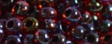 (image for) TOHO 11/o Round-Black Lined Dark Ruby Luster. 11T400