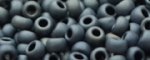 (image for) TOHO Size 3/o Round Seed Bead-Blue Grey Metallic Matte 3TR612