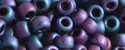 (image for) TOHO 8/o Round Seed Bead-Blue Iris Metallic Matte #8T705