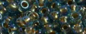 (image for) TOHO 11/o Round-Bronze Lined Aqua Rainbow. 11T995