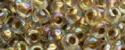 (image for) TOHO 8/o Round Seed Bead-Bronze Lined Crystal Rainbow. 8T994