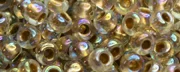 (image for) TOHO 11/o Round-Bronze Lined Crystal Rainbow. 11T994