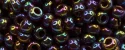 (image for) TOHO 15/o Round Seed Bead-Brown Opaque Rainbow. 15T406
