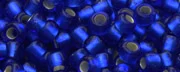 (image for) TOHO 11/o Round-Cobalt Blue Silver Lined Matte. 11T28F