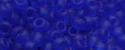 (image for) TOHO 11/o Round-Cobalt Blue Transparent Matte. 11T8F