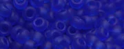 (image for) TOHO 11/o Round-Cobalt Blue Transparent Matte. 11T8F