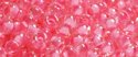 (image for) TOHO 11/o Round-Crystal Pink Lined Luster. 11T987