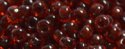 (image for) TOHO 11/o Round-Dark Cherry Amber Transparent. 11T2153