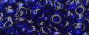 (image for) TOHO Size 8/o Round Seed Bead-Dark Cobalt Blue Transparent 8T8D