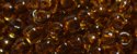 (image for) TOHO 11/o Round-Dark Golden Amber Transparent. 11T2152