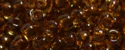 (image for) TOHO 11/o Round-Dark Golden Amber Transparent. 11T2152