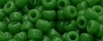 (image for) TOHO Size 6/o Round Seed Bead-Dark Green Opaque 6T47D