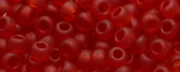 (image for) TOHO 11/o Round-Dark Ruby Transparent Matte. 11T5CF