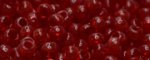 (image for) TOHO 11/o Round-Dark Ruby Transparent. 11T5C