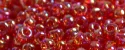(image for) TOHO 15/o Round Seed Bead-Dark Ruby Transparent Rainbow. 15T165C