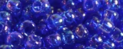 (image for) TOHO 11/o Round-Dark Sapphire Transparent Rainbow. 11T87