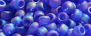(image for) TOHO 11/o Round-Dark Sapphire Transparent Rainbow Matte. 11T87F