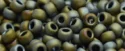 (image for) TOHO 11/o Round-Green-Grey Metallic Matte. 11T613