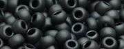 (image for) TOHO Size 6/o Round Seed Bead-Gunmetal Metallic Matte 6T611