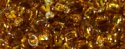 (image for) TOHO 11/o Round-Honey Amber Silver Lined. 11T2156S