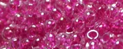 (image for) TOHO 11/o Round-Hot Pink Lined Crystal Transparent. 11T350