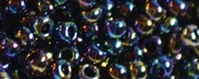 (image for) TOHO 11/o Round-Jet Black Iris Metallic. 11T86