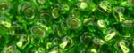 (image for) TOHO 8/o Round Seed Bead-Kelly Green Silver Lined 8T27