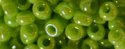 (image for) TOHO 11/o Round-Lime Green Opaque Rainbow. 11T404