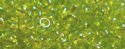 (image for) TOHO 11/o Round-Lime Transparent Rainbow. 11T164