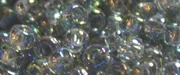 (image for) TOHO 11/o Round-Light Black Diamond Transparent Rainbow. 11T176