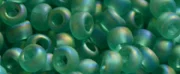 (image for) TOHO 11/o Round-Light Green Transparent Rainbow Matte. 11T164BF