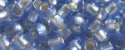 (image for) TOHO 11/o Round-Light Sapphire Silver Lined Matte. 11T33F