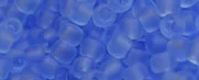 (image for) TOHO 11/o Round-Light Sapphire Transparent Matte. 11T13F