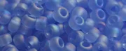(image for) TOHO 11/o Round-Light Sapphire Transparent Rainbow Matte. 11T168F