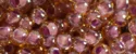 (image for) TOHO 11/o Round-Mauve Lined Amber Transparent. 11T960
