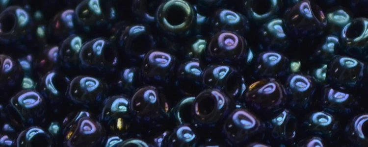 (image for) TOHO 11/o Round-Navy Blue Iris Metallic. 11T82