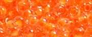 (image for) TOHO 11/o Round-Neon Dark Orange Lined Crystal Transparent. 11T802