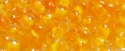 (image for) TOHO 15/o Round Seed Bead-Neon Orange Lined Crystal Transparent. 15T801
