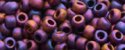 (image for) TOHO 11/o Round-Purple-Gold Iris Metallic Matte. 11T515F