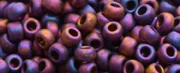 (image for) TOHO 11/o Round-Purple-Gold Iris Metallic Matte. 11T515F