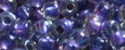 (image for) TOHO 8/o Round Seed Bead-Purple Lined Crystal Rainbow #8T265